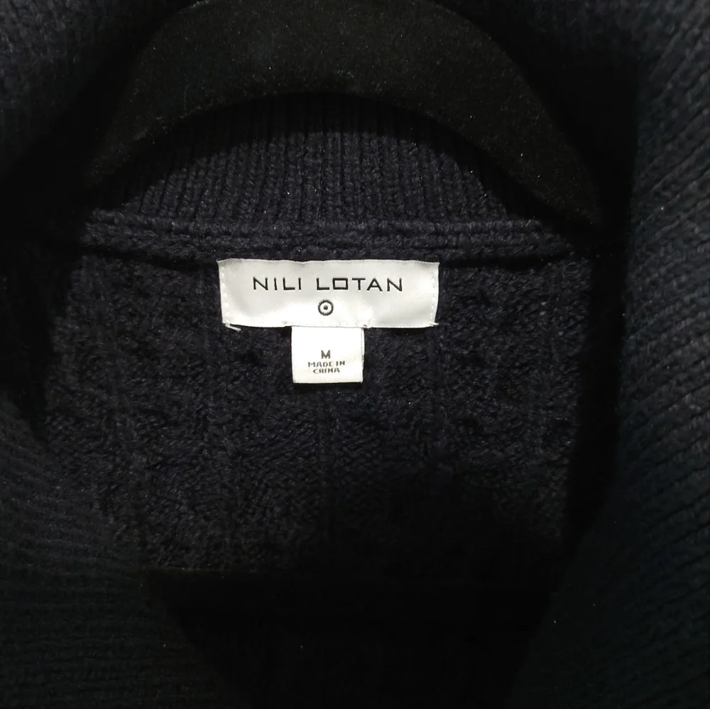 Nili Lotan x Target cable knit half-zip sweater - Picture 2 of 6